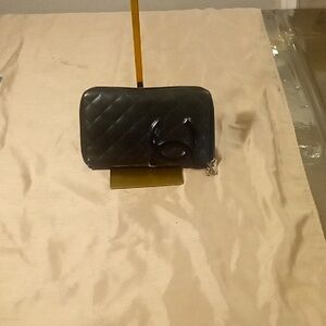 Authentic Chanel Black Quilted Wallet Bigger Size